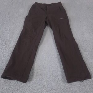 Duluth Pants Women 2x29 Brown Black Hills Water-Repellent Cargo Gorpcore Hiking